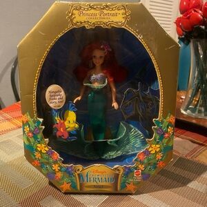 Disney The Little Mermaid Ariel Doll in Green and Red
